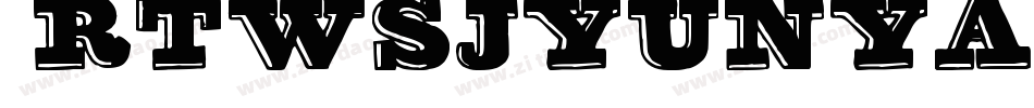 [RTWSJyunYaTrial]字体转换